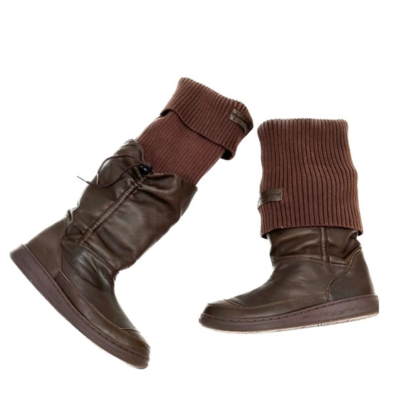 Rare‼️ EUC Fornarina Made in Italy Leather Sock Boots - Picture 7 of 10